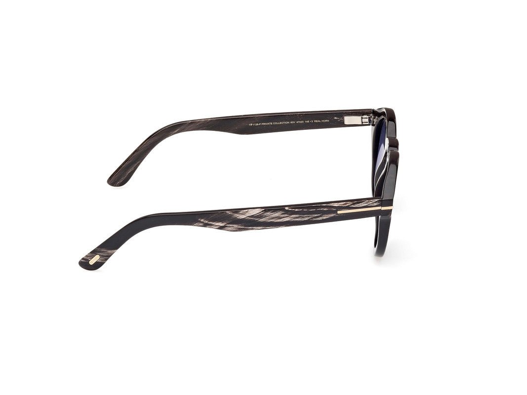 Black Horn Male Sunglasses Tom Ford Private Collection 889214488329
