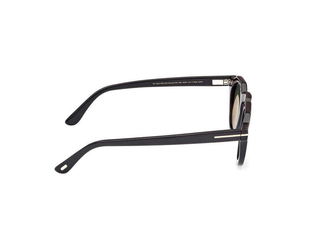 Black/Horn Male Sunglasses Tom Ford Private Collection 889214488343