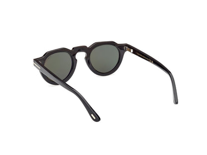 Black/Horn Male Sunglasses Tom Ford Private Collection 889214488343