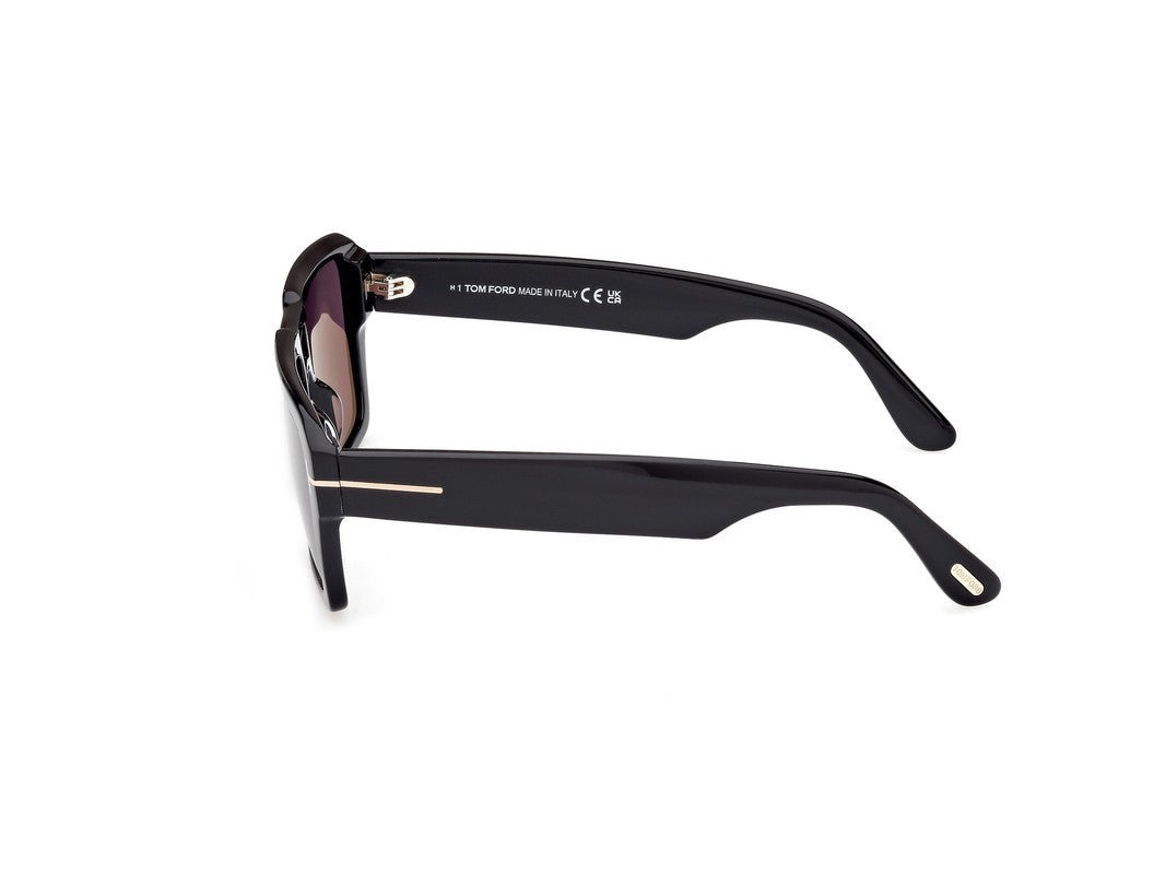 Shiny Black Male Sunglasses Tom Ford 889214520401