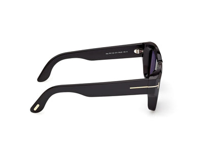 Shiny Black Male Sunglasses Tom Ford 889214637543