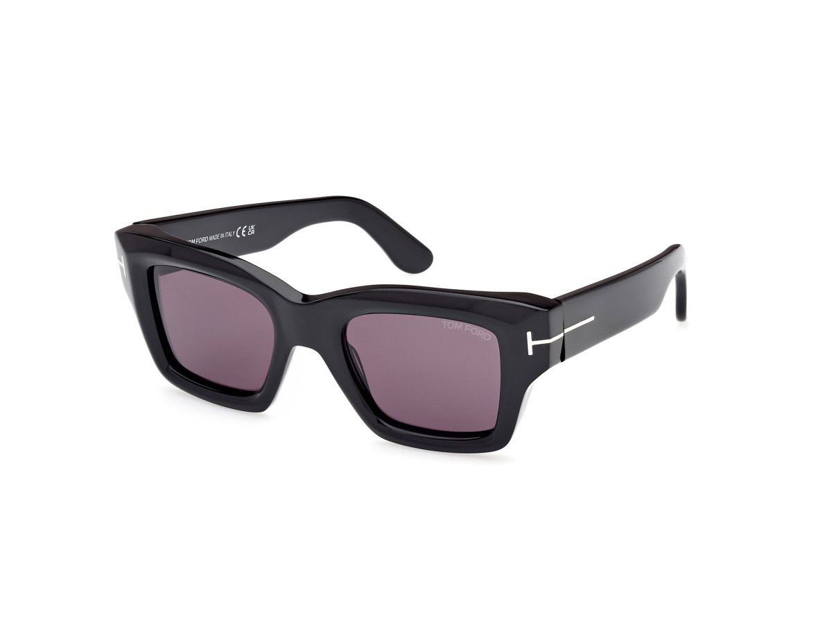 Shiny Black Male Sunglasses Tom Ford 889214520449