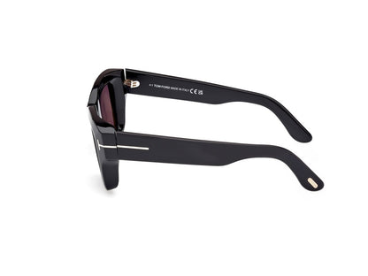 Shiny Black Male Sunglasses Tom Ford 889214520449