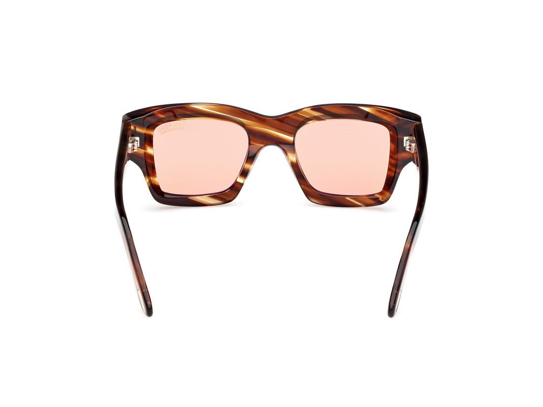 Coloured Havana Male Sunglasses Tom Ford 889214520470