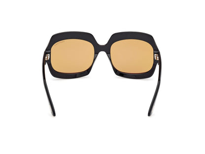 Shiny Black Female Sunglasses Tom Ford 889214524911