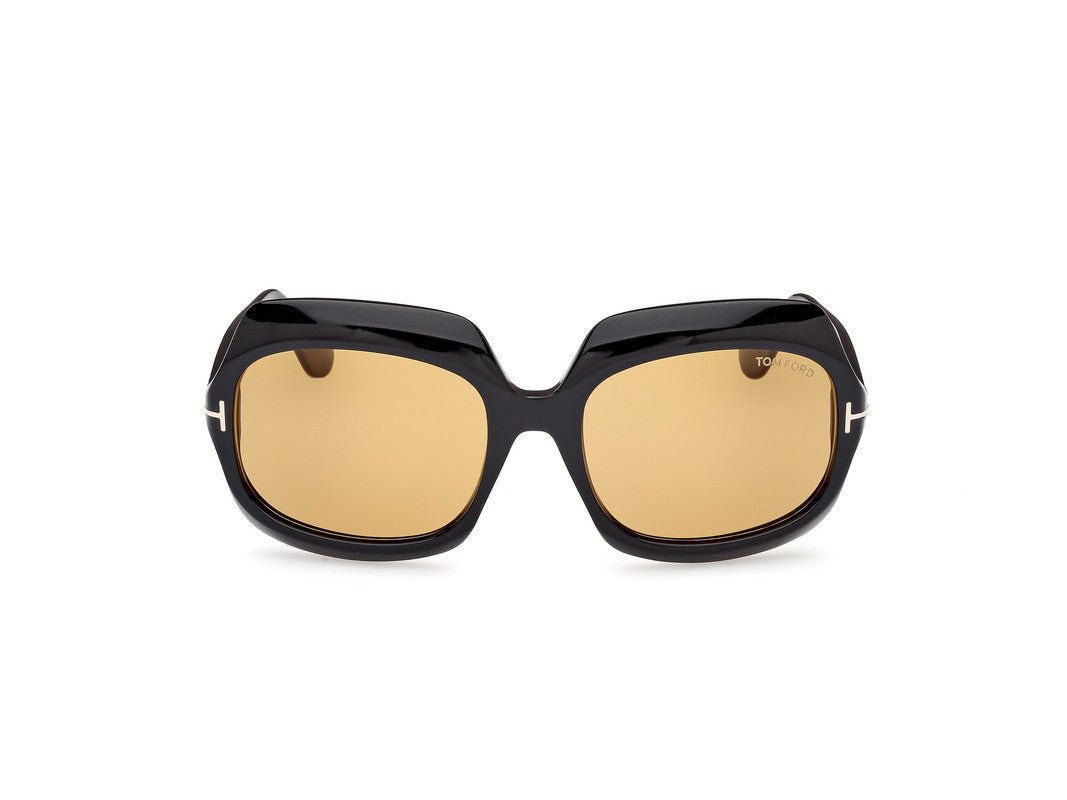 Shiny Black Female Sunglasses Tom Ford 889214524911