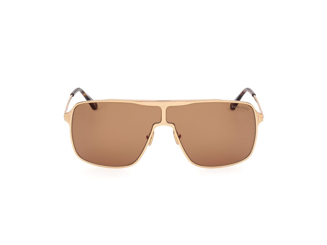 Shiny Deep Gold Male Sunglasses Tom Ford 889214551801
