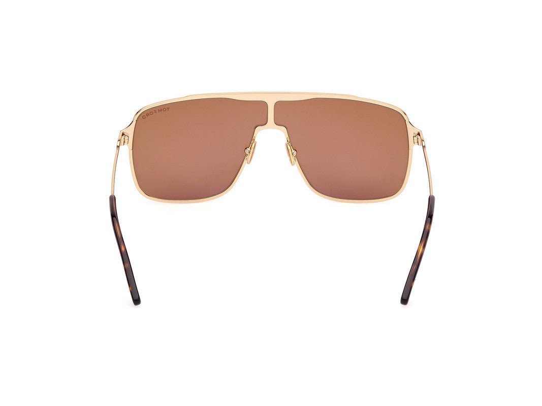 Shiny Deep Gold Male Sunglasses Tom Ford 889214551801