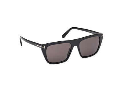 Shiny Black Male Sunglasses Tom Ford 889214548849