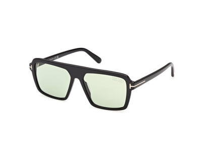 Shiny Black Male Sunglasses Tom Ford 889214684905
