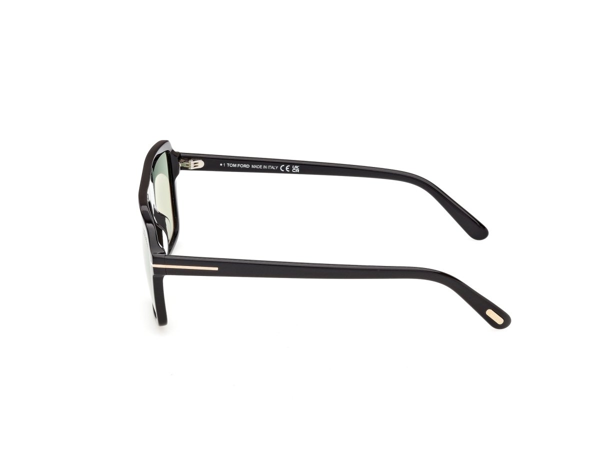 Shiny Black Male Sunglasses Tom Ford 889214684905