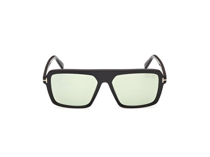 Shiny Black Male Sunglasses Tom Ford 889214684905