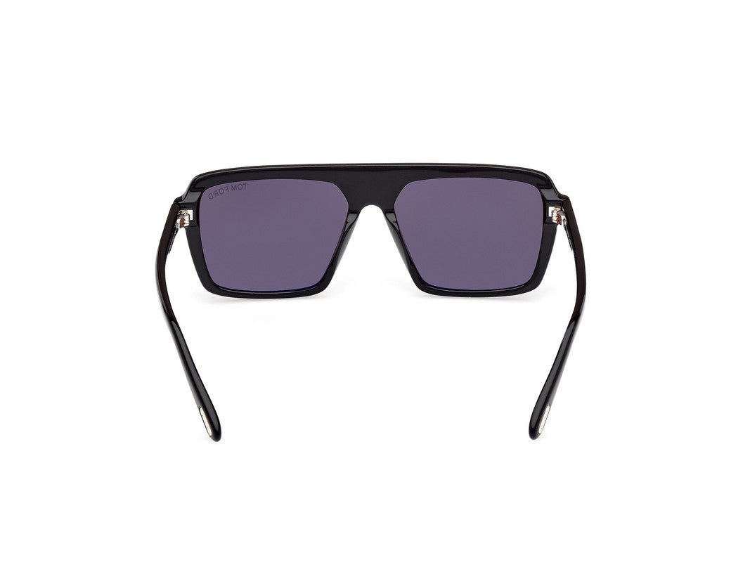 Shiny Black Male Sunglasses Tom Ford 889214548887