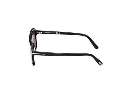 Shiny Black Male Sunglasses Tom Ford 889214548887