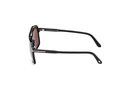 Shiny Black Male Sunglasses Tom Ford 889214548924
