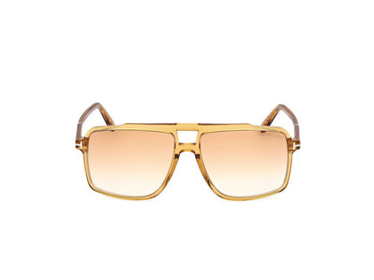 Shiny Dark Yellow Male Sunglasses Tom Ford 889214548931
