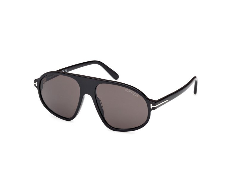 Shiny Black Male Sunglasses Tom Ford 889214548962