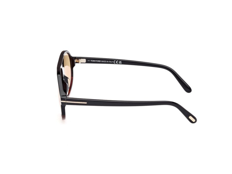 Coloured Havana Male Sunglasses Tom Ford 889214548986