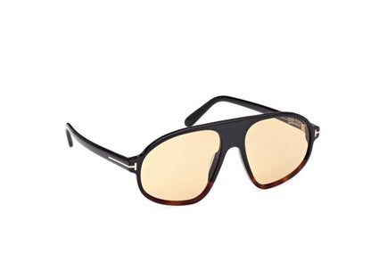 Coloured Havana Male Sunglasses Tom Ford 889214548986