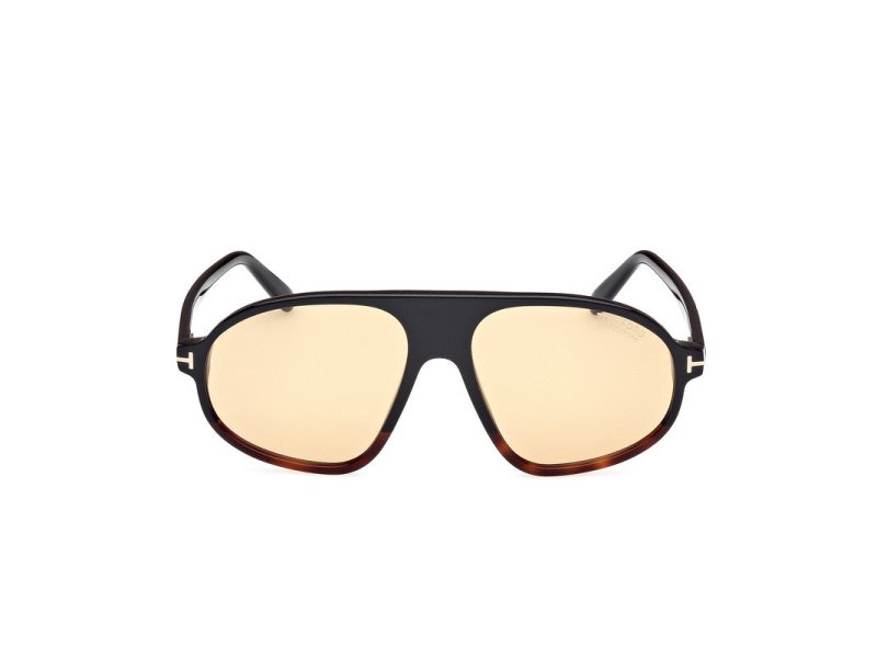 Coloured Havana Male Sunglasses Tom Ford 889214548986