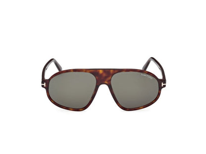 Dark Havana Male Sunglasses Tom Ford 889214548979