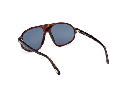 Dark Havana Male Sunglasses Tom Ford 889214548979