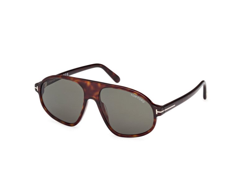 Dark Havana Male Sunglasses Tom Ford 889214548979