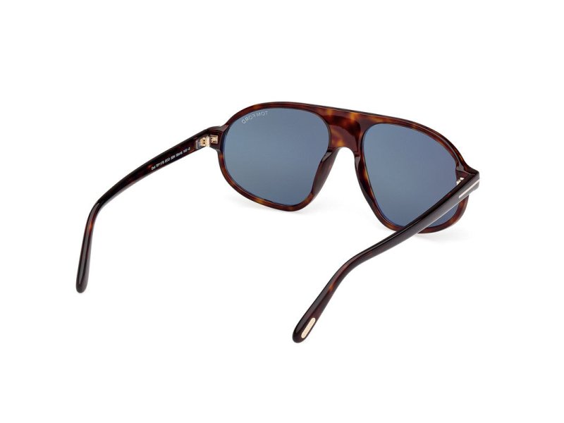 Dark Havana Male Sunglasses Tom Ford 889214548979