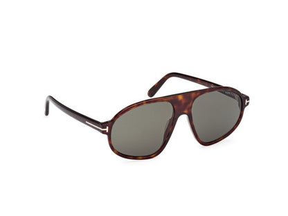 Dark Havana Male Sunglasses Tom Ford 889214548979