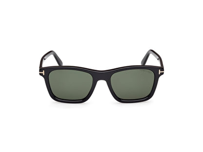 Shiny Black Green Male Sunglasses Tom Ford 889214549006