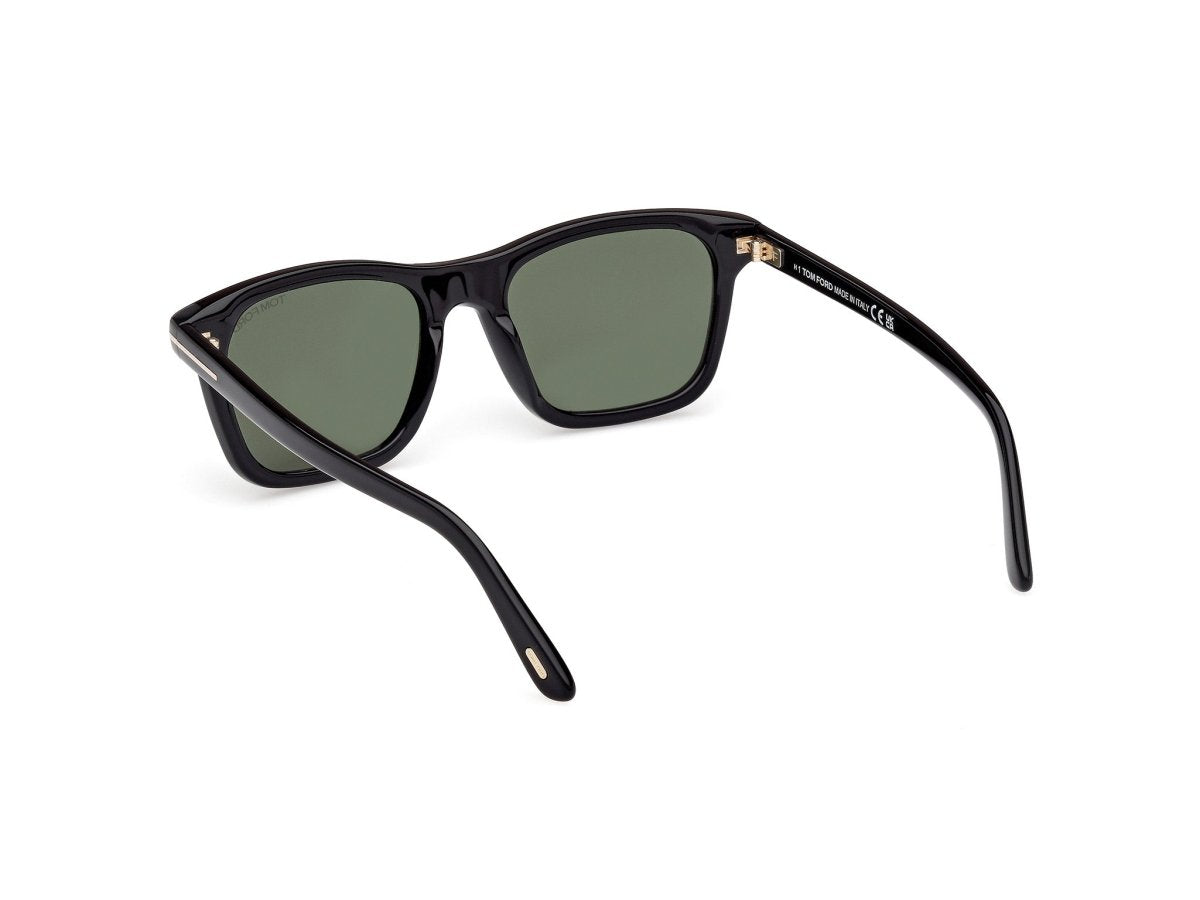 Shiny Black Green Male Sunglasses Tom Ford 889214549006