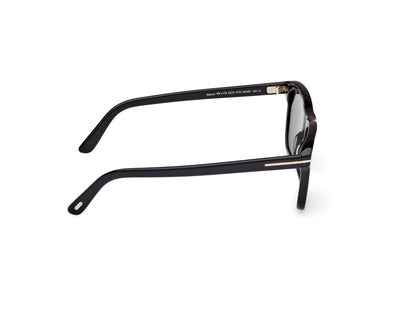 Shiny Black Green Male Sunglasses Tom Ford 889214549006