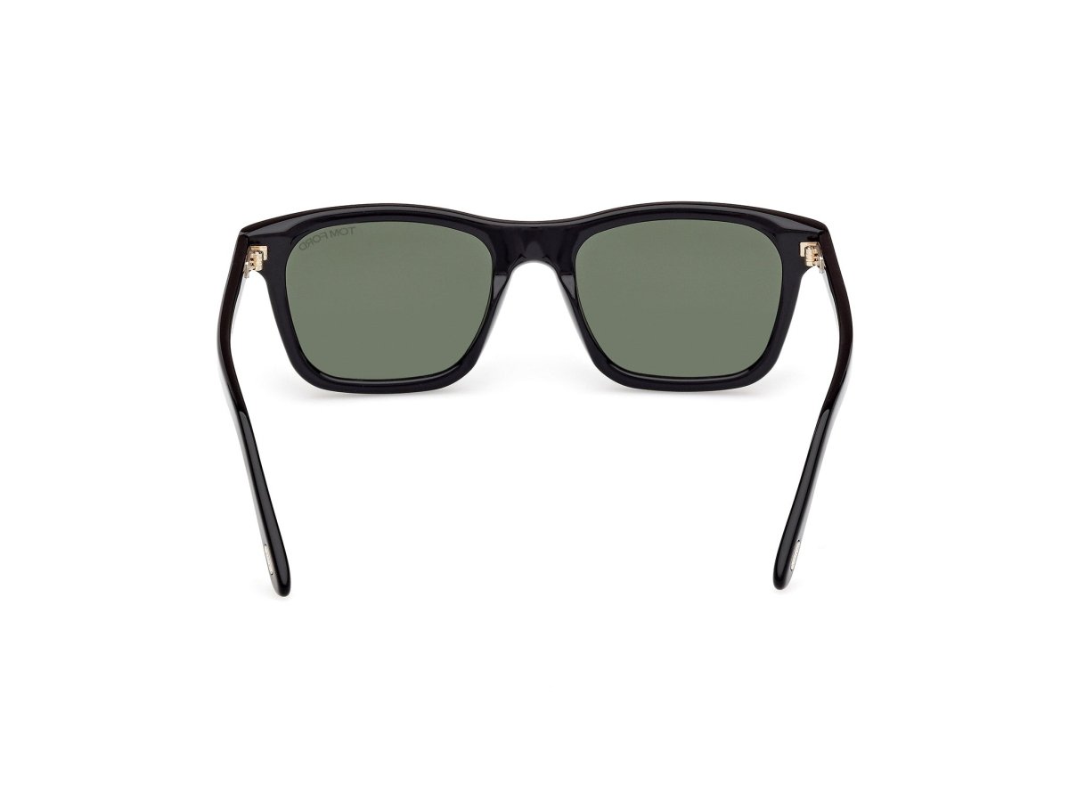 Shiny Black Green Male Sunglasses Tom Ford 889214549006