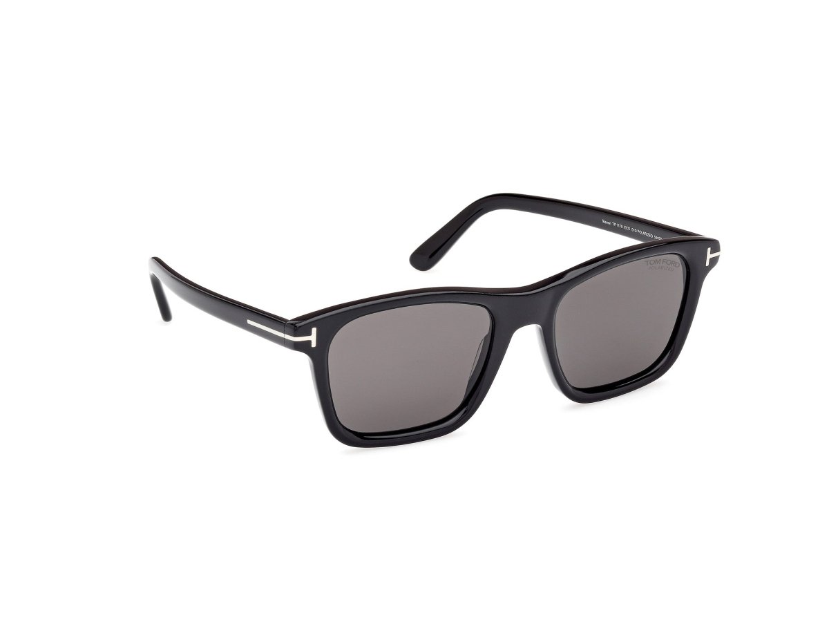 Shiny Black Male Sunglasses Tom Ford 889214548993