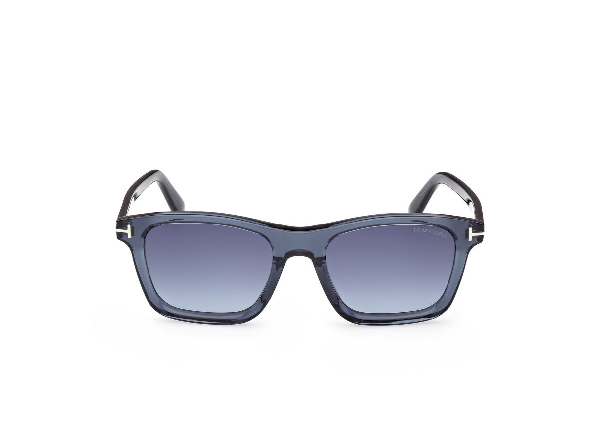 Shiny Blue Male Sunglasses Tom Ford 889214637567
