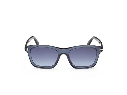 Shiny Blue Male Sunglasses Tom Ford 889214637567