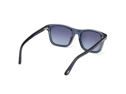 Shiny Blue Male Sunglasses Tom Ford 889214637567