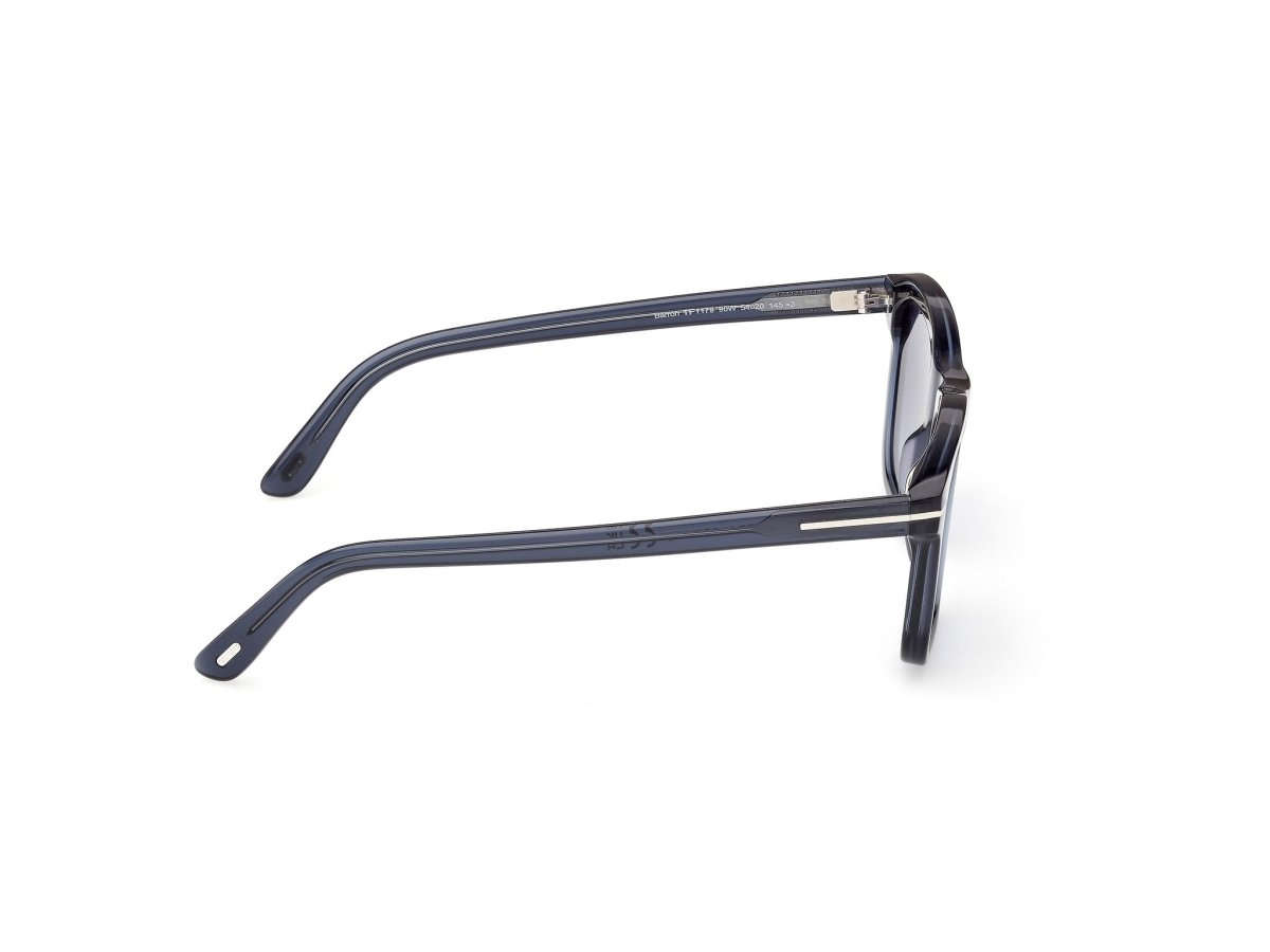 Shiny Blue Male Sunglasses Tom Ford 889214637567