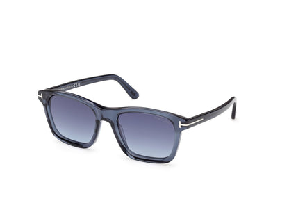 Shiny Blue Male Sunglasses Tom Ford 889214637567