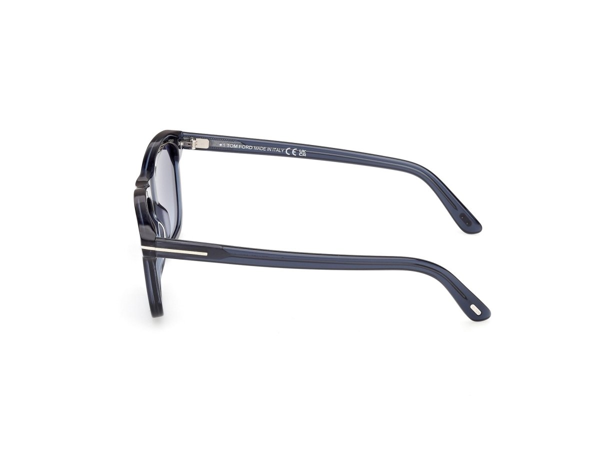 Shiny Blue Male Sunglasses Tom Ford 889214637567