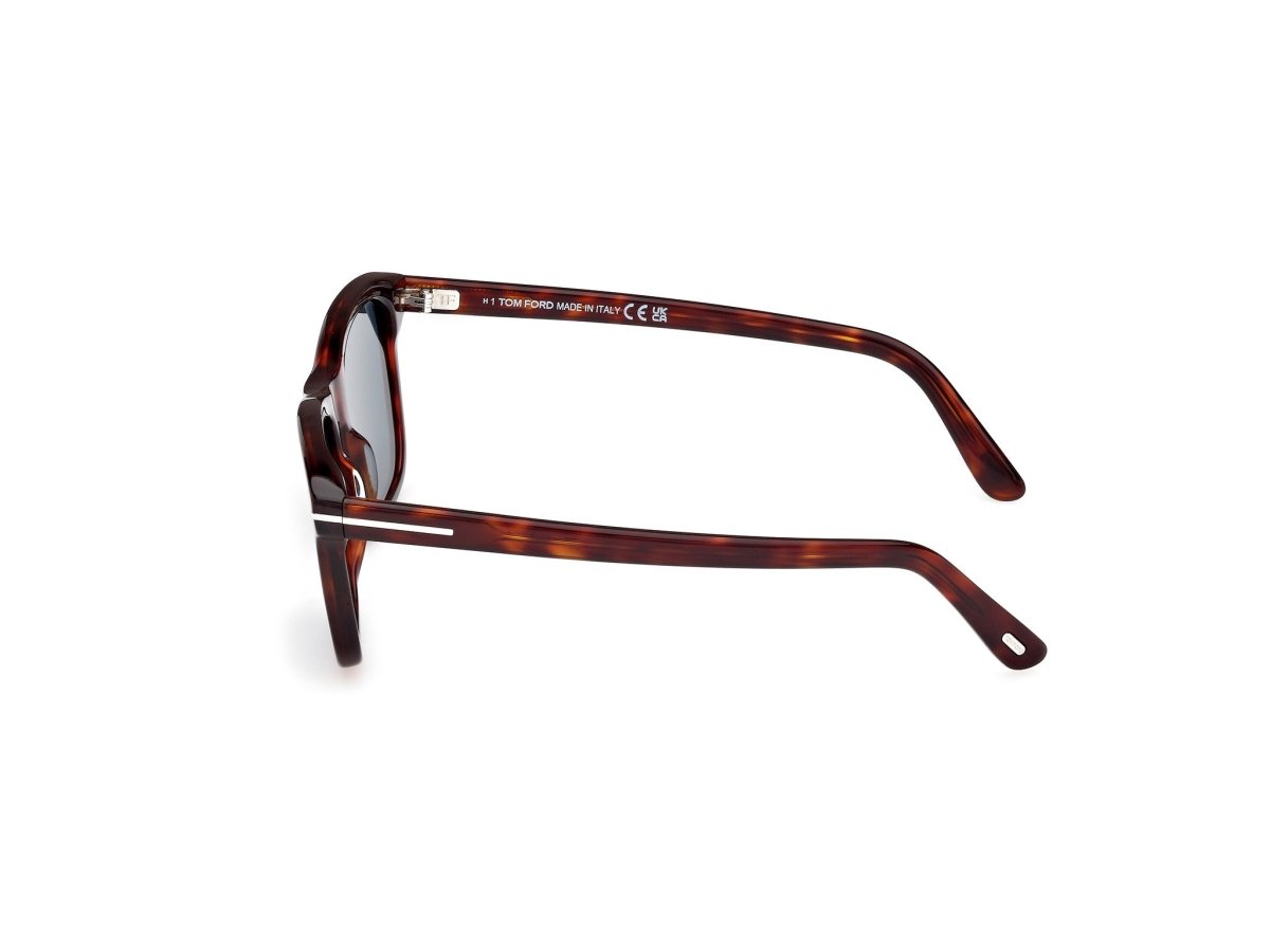 Red Havana Blue Male Sunglasses Tom Ford 889214549020