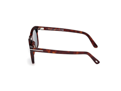 Red Havana Blue Male Sunglasses Tom Ford 889214549020
