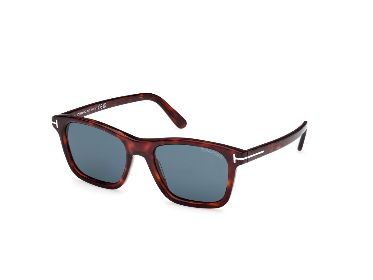 Red Havana Blue Male Sunglasses Tom Ford 889214549020