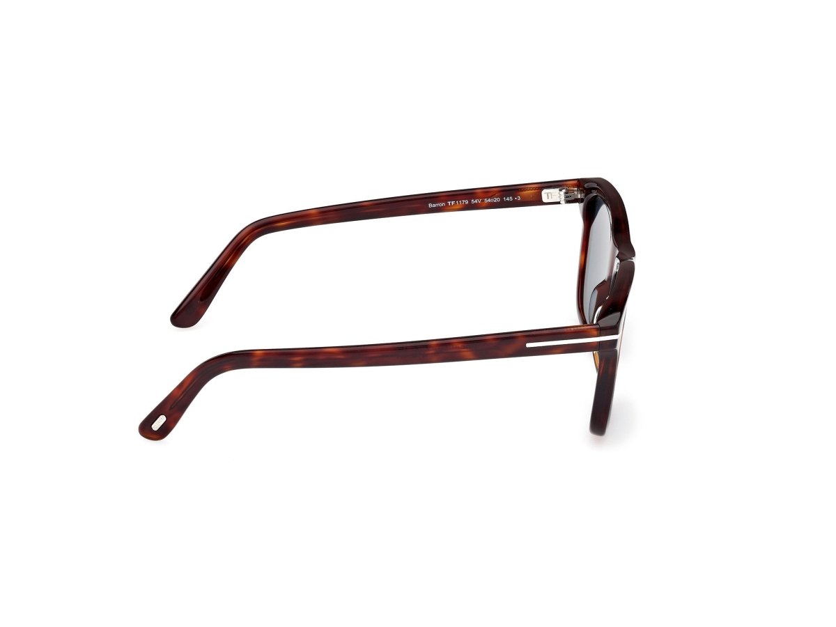 Red Havana Blue Male Sunglasses Tom Ford 889214549020