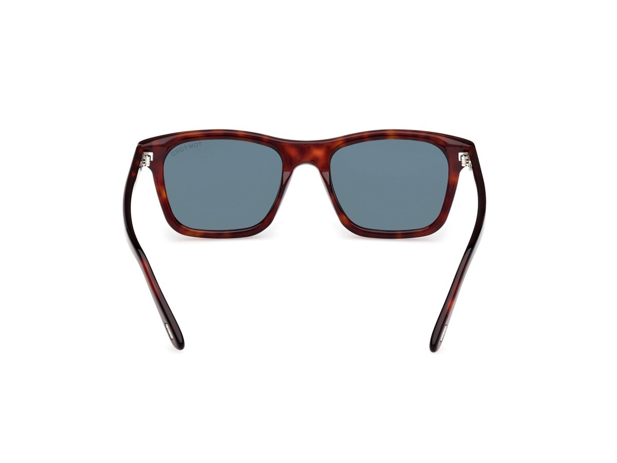 Red Havana Blue Male Sunglasses Tom Ford 889214549020