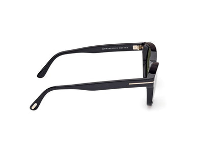 Shiny Black Male Sunglasses Tom Ford 889214549037