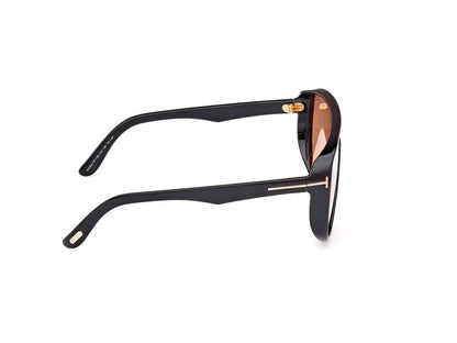 Shiny Black Male Sunglasses Tom Ford 889214552075
