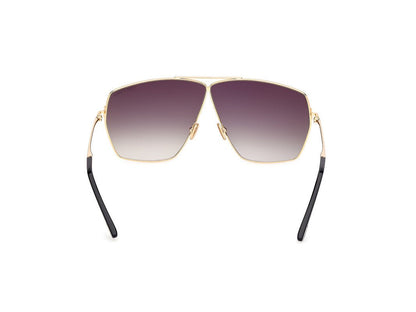 Shiny Deep Gold Female Sunglasses Tom Ford 889214549167