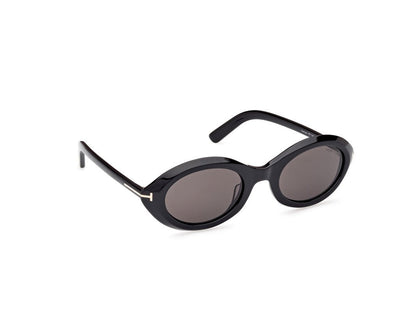 Shiny Black Female Sunglasses Tom Ford 889214549174