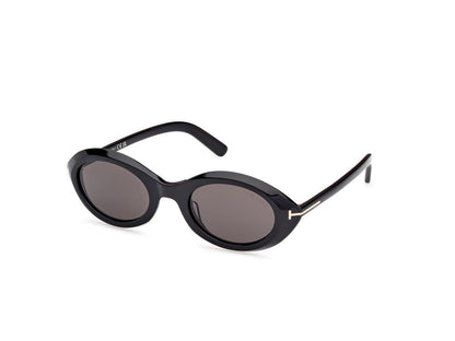Shiny Black Female Sunglasses Tom Ford 889214549174
